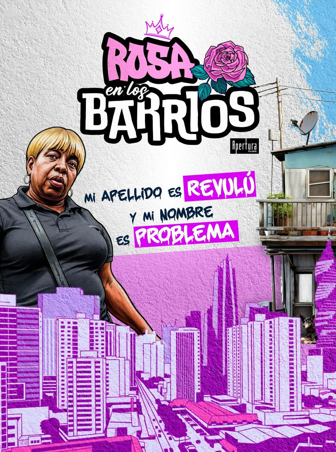 Afiche de Rosa en los Barrios